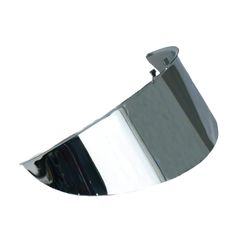 MCS Smooth headlamp visor. 7″. Chrome