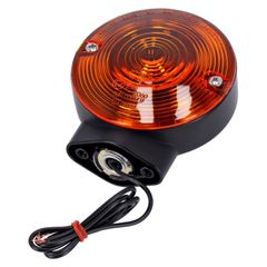 MCS Turn signal assembly. Rear. Amber lens. Black