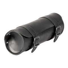 Ledrie Ledrie, leather tool roll. Black with black buckles. 1L.