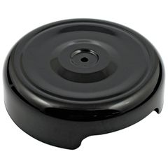 MCS Air cleaner cover, Bobber style. Black, 8″ diameter