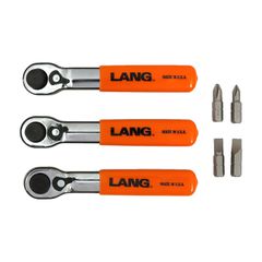 Lang Tools Lang Tools, mini ratcheting bit wrench. Fine tooth