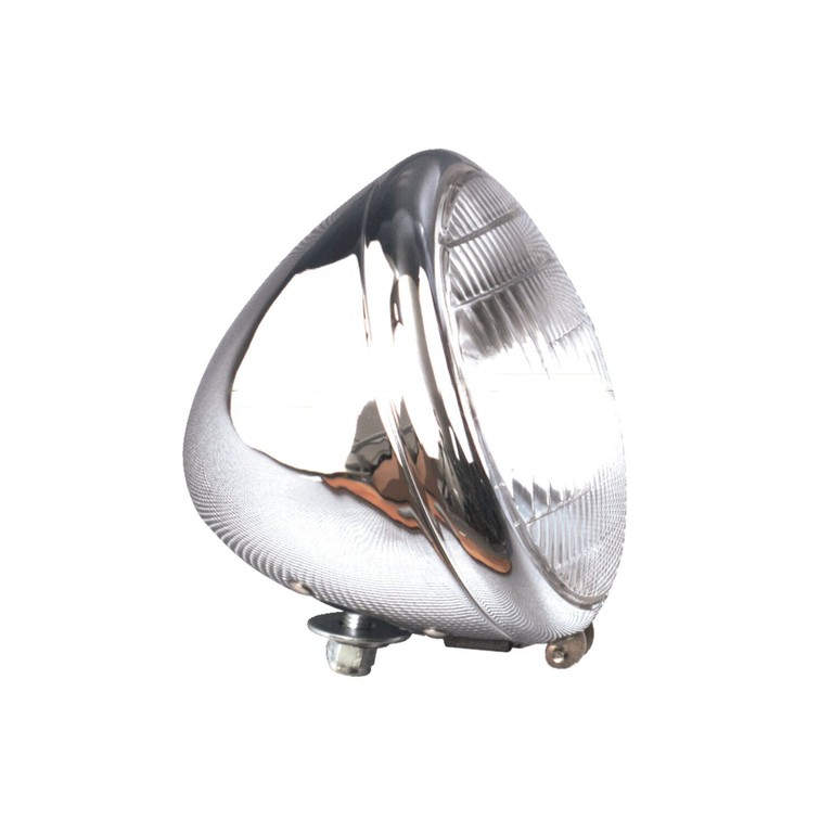 MCS 6-1/2″ springer headlamp assembly. 12v. Chrome