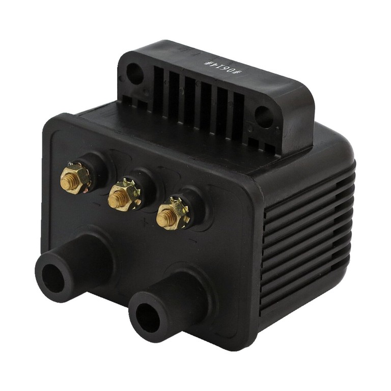MCS Mini single fire coil. 12v, 3 ohm. Black