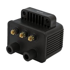 MCS Mini single fire coil. 12v, 3 ohm. Black