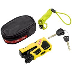 Abus Abus, 77 Granit Sledg ‘Web style’ disc brake lock. Yellow