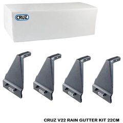 Πόδια / Άκρα Για Μπάρες & Σχάρες Οροφής CRUZ LCV 933-074 Νεροχύτη Universal V22 22cm Σετ 4 Τεμάχια
