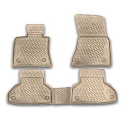 ΠΑΤΑΚΙΑ ΣΕ ΣΚΑΦΗ TPE ΛΑΣΤΙΧΟ ΓΙΑ BMW X6 F16 2014+ (ΜΠΕΖ) - 4 ΤΕΜ.