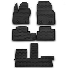 ΠΑΤΑΚΙΑ ΣΕ ΣΚΑΦΗ TPE ΛΑΣΤΙΧΟ ΓΙΑ FORD GRAND C-MAX 11/2010-2019 ΣΕ ΜΑΥΡΟ ΧΡΩΜΑ NOVLINE - 5 ΤΕΜ.