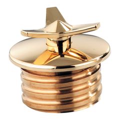 Kustom Tech Kustom Tech, Spinner gas cap. Vented. Brass