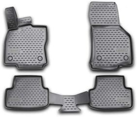 ΠΑΤΑΚΙΑ ΣΕ ΣΚΑΦΗ TPE ΛΑΣΤΙΧΟ ΓΙΑ VW GOLF 7 3D / 5D 11/2012-2020 ΣΕ ΜΑΥΡΟ ΧΡΩΜΑ NOVLINE - 4 ΤΕΜ.