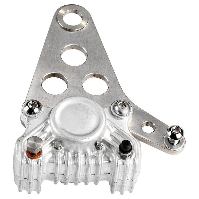Kustom Tech K-Tech Super Freni rear caliper bracket. Raw