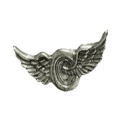 MCS Biker pins Small wheel wing motorcycle pin