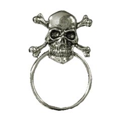 MCS Biker pins Skull & bones sunglass holder pin