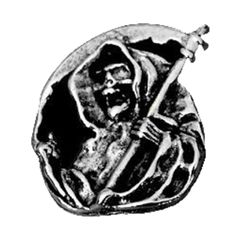 MCS Biker pins Grim reaper pin