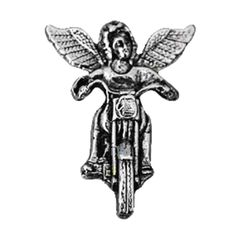 MCS Large guardian angel motorcycle pin