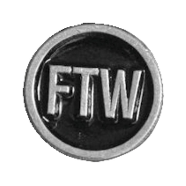 MCS FTW biker gamer pin
