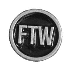 MCS FTW biker gamer pin