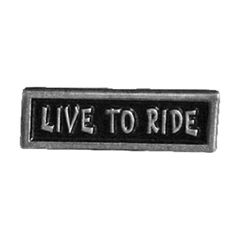MCS Live to rider biker pin