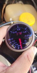 ΜΠΑΡΟΜΕΤΡΟ Auto Gauge Smoke 52mm με Warning