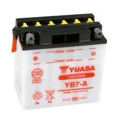 Yuasa Yuasa, Yumicron 12V lead-acid battery YB7-A. 7Ah