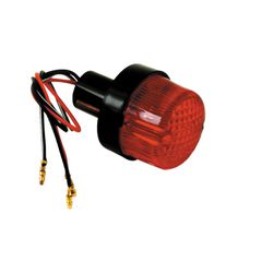MCS Retro taillight. no license plate light. Black