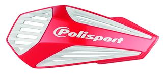 Χούφτες Προστασίας Polisport MX Air Handguard Κόκκινες-Άσπρες