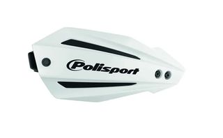 Χούφτες Προστασίας Κλειστού τύπου Polisport Bullit Wrap Handguard Άσπρες