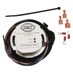 S S, SuperStock ignition module. 103″ S Shovel
