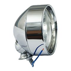 MCS T-bone spotlamp. 3-1/2″. Clear glass lens. frenched