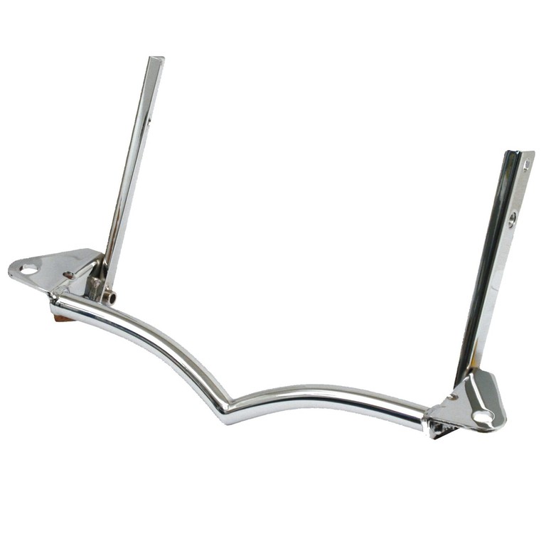 MCS V-bracket spotlamp/passing lamp mounting bar. Chrome