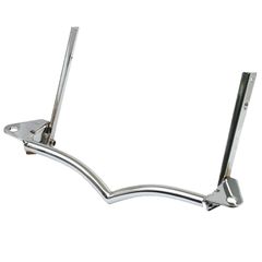 MCS V-bracket spotlamp/passing lamp mounting bar. Chrome