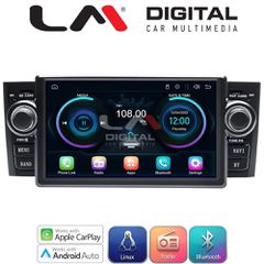 LM Digital - LM LX260 Οθόνη OEM Multimedia Αυτοκινήτου για Fiat Punto 2005 > 2012 (CarPlay/AndroidAuto/BT/WIFI) Linux OS