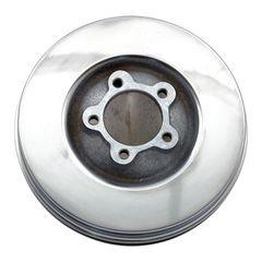 MCS Brake drum front, chrome plated