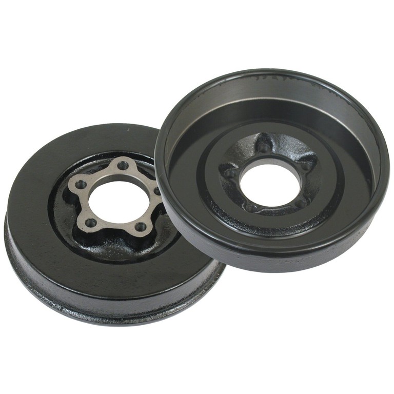 Samwel Brake drum WLC/B.T., front. Black painted