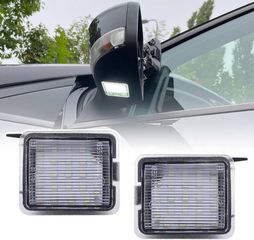 Φως Καθρέπτη Για Ford Focus 01-18 / Mondeo 07-14 / Kuga 08-12 / Escape 15-16 SMD Led 6000K Λευκά 2 Τεμάχια