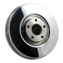 MCS Brake drum front, chrome