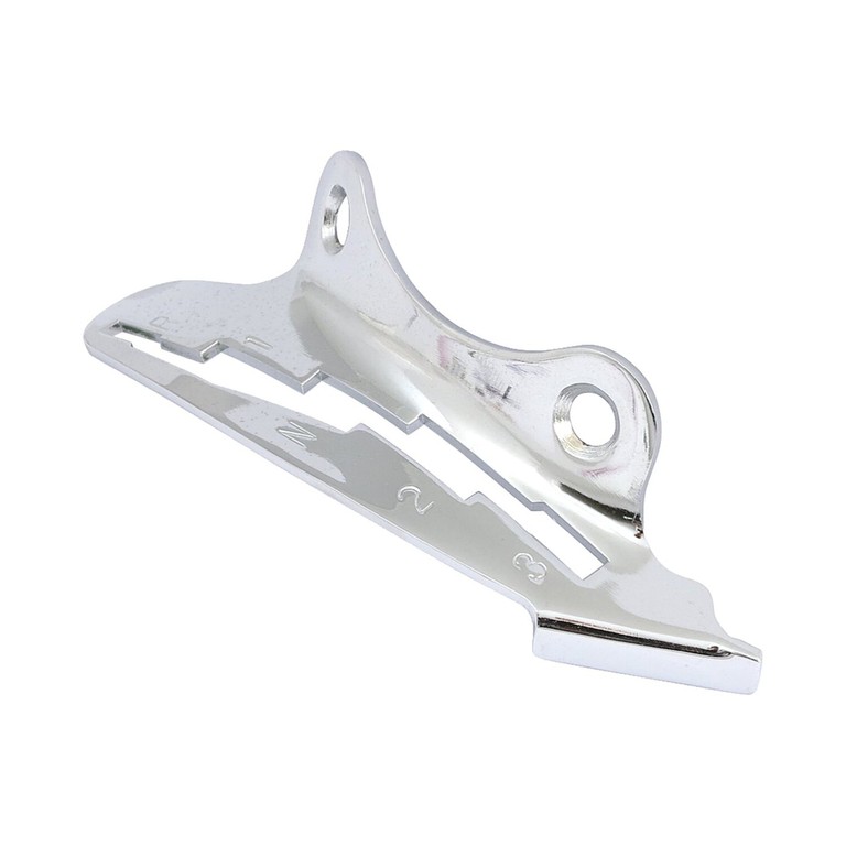 Samwel Shifter lever guide, 3-speed & reverse. Chrome