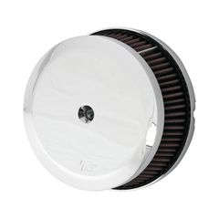 K K street metal high-flow air intake Hammer, chrome