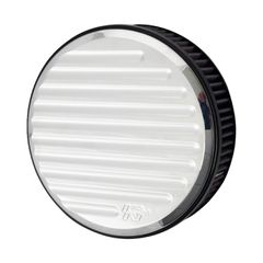 K K street metal high-flow air intake Grind, chrome