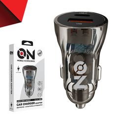 Φορτιστής Αναπτήρα Αυτοκινήτου Με 2 Θύρες Usb & USB-c 12-24V Διάφανος
