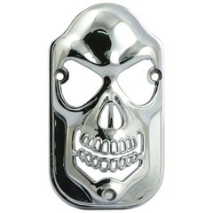 MCS Tombstone taillight grill. skull. Chrome