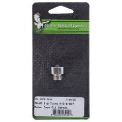 Gardner-Westcott Allen plug, oil screen crankcase