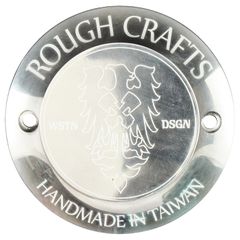 Rough Crafts Rough Crafts, point cover. 2-hole, polished