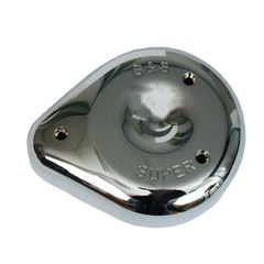 S S, Super E/G air cleaner cover. Chrome