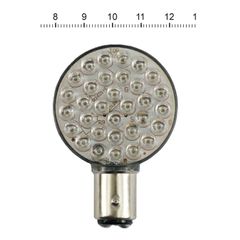 MCS ‘Lollipop’ flat LED taillight & turn signal bulb. Amber