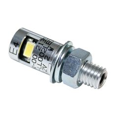 MCS Burdett, LED license plate mount bolt. Chrome