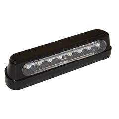 MCS LED license plate light maywood, black. ECE appr.