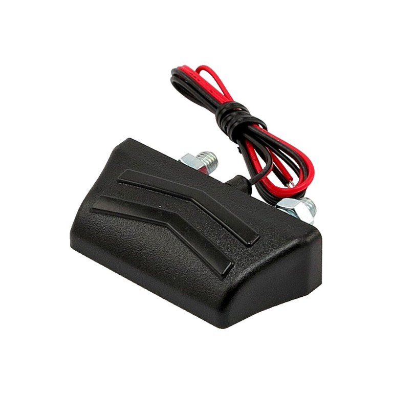 MCS LED license plate light stratton, black. ECE appr.