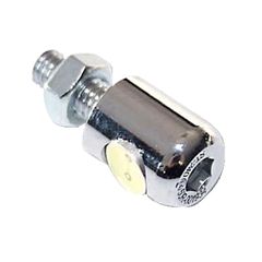 MCS Hagler, LED license plate mount bolt. Chrome