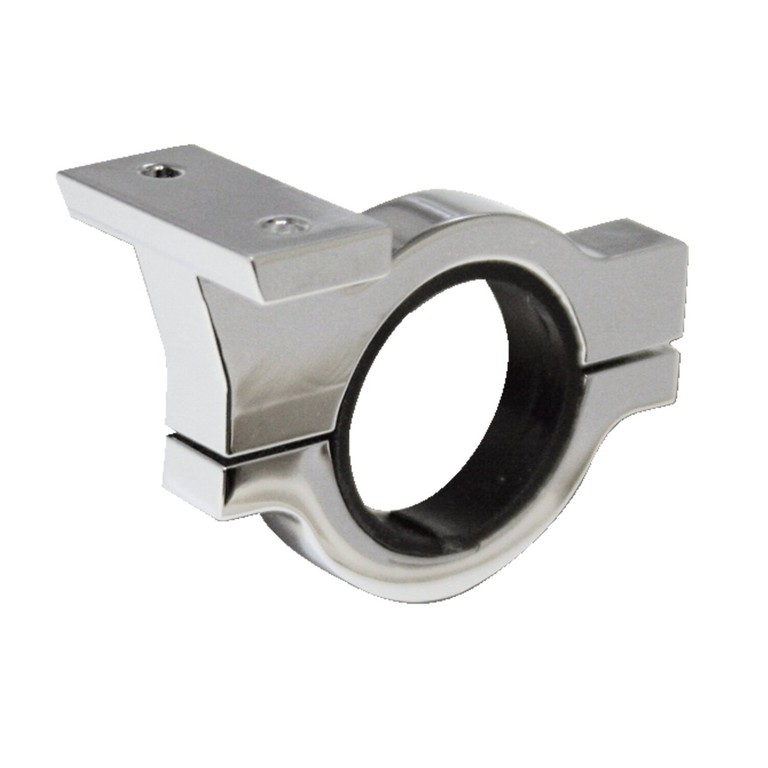 MCS Handlebar bracket for Mitchell indicator light unit. Chrome